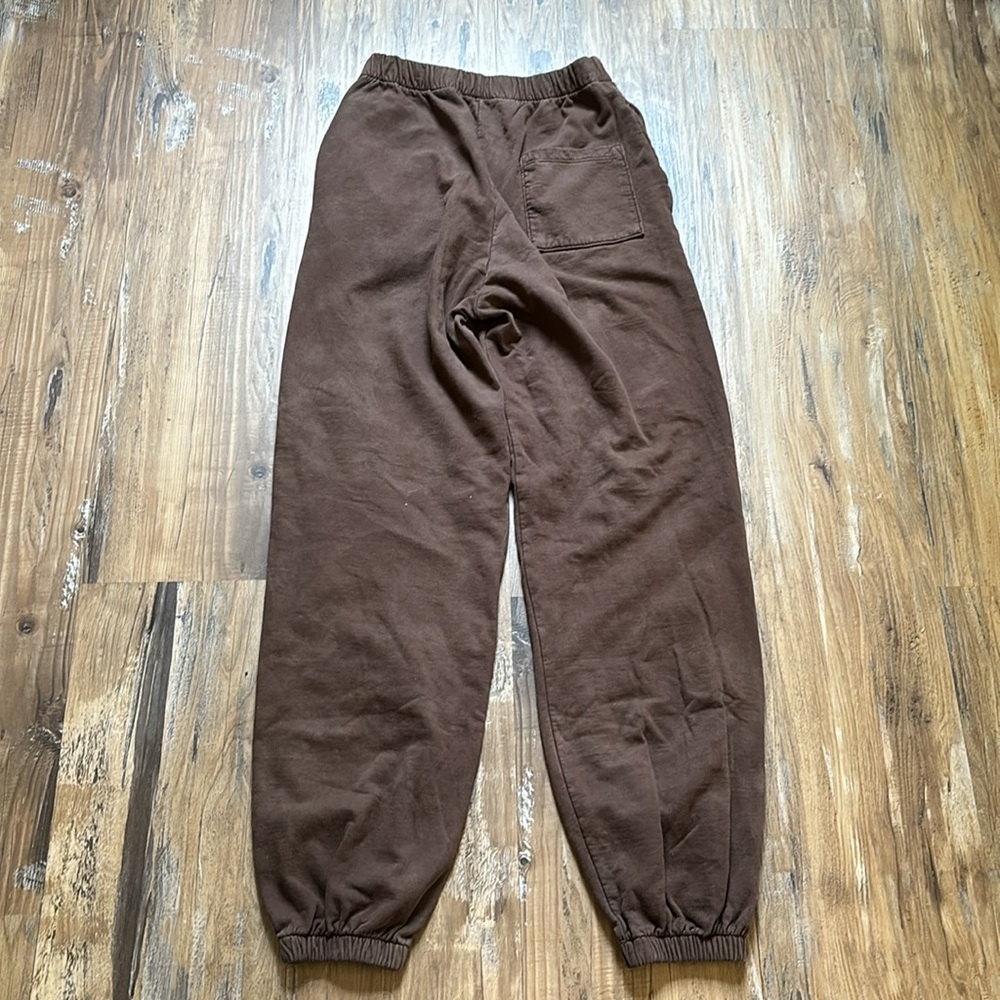 Boys Lie Good Bye and Good Riddance Brown Jogger Sweatpants - Picture 9 of 10
